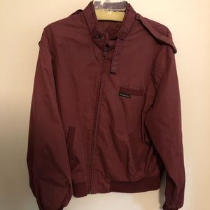Maroon Member's Only Jacket